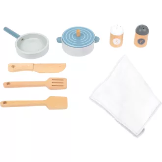 Small Foot - Fa játékkonyha Gourmet - rózsaszín - JátékManufaktúra