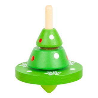 Small Foot - Karácsonyi pörgettyű Karácsonyfa 1 db - JátékManufaktúra
