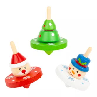 Small Foot - Karácsonyi pörgettyű 1 db - JátékManufaktúra