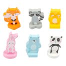 Small Foot - Fa beillesztős puzzle állatok - JátékManufaktúra