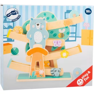 Small Foot - Fa pálya pasztellszínekben - JátékManufaktúra
