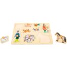 Small Foot - Fa puzzle - Élet a farmon - JátékManufaktúra