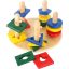 Small Foot - Motorikus labirintus geometriai formákkal 3D torony - JátékManufaktúra