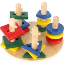 Small Foot - Motorikus labirintus geometriai formákkal 3D torony - JátékManufaktúra