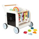 Small Foot - Fa tolókocsi: Elefánt - JátékManufaktúra