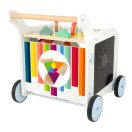 Small Foot - Fa tolókocsi: Elefánt - JátékManufaktúra