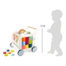 Small Foot - Fa tolókocsi: Elefánt - JátékManufaktúra