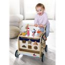 Small Foot - Fa tolókocsi: Bálna - JátékManufaktúra