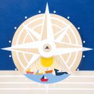 Small Foot - Fa tolókocsi: Bálna - JátékManufaktúra