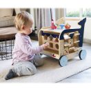 Small Foot - Fa tolókocsi: Bálna - JátékManufaktúra