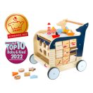 Small Foot - Fa tolókocsi: Bálna - JátékManufaktúra