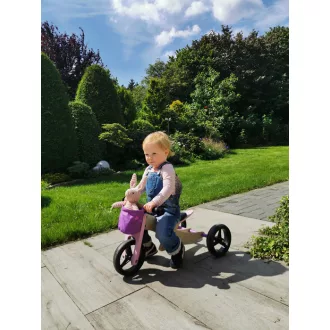 Small Foot - Fa futóbicikli Trike 2 az 1-ben - rózsaszín - JátékManufaktúra