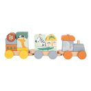 Small Foot - Fa vonat Safari - JátékManufaktúra