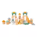 Small Foot - Fa építőkockák - Szafari (50 db) - JátékManufaktúra