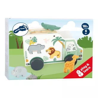 Small Foot - Bedobó autó Safari - JátékManufaktúra