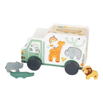 Small Foot - Bedobó autó Safari - JátékManufaktúra