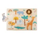 Small Foot - Beillesztős puzzle - Safari - JátékManufaktúra