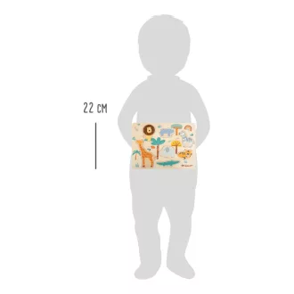 Small Foot - Beillesztős puzzle - Safari - JátékManufaktúra