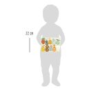 Small Foot - Szafari szám puzzle (formabedobós) - JátékManufaktúra