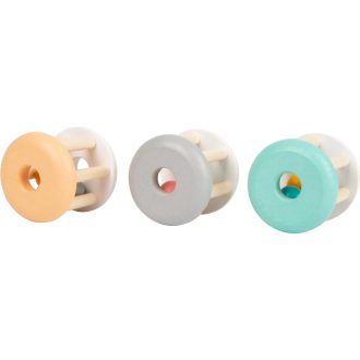 Small Foot - Pasztell csörgő narancssárga - JátékManufaktúra