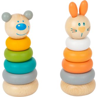 Small Foot - Rakosgató torony pasztell, 1 db medve - JátékManufaktúra