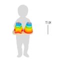 Small Foot - Rakosgató torony Szivárvány Duo - JátékManufaktúra