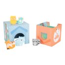 Small Foot - Pasztell torony állatokkal - JátékManufaktúra