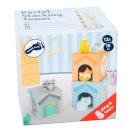 Small Foot - Pasztell torony állatokkal - JátékManufaktúra