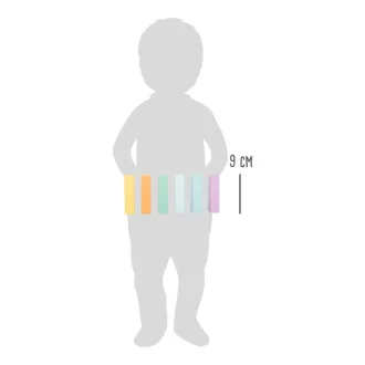 Small Foot - Pasztell fa építőkockák (50 db) - JátékManufaktúra