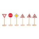 Small Foot - Közlekedési táblák készlet, 25 db - JátékManufaktúra