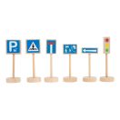 Small Foot - Közlekedési táblák készlet, 25 db - JátékManufaktúra