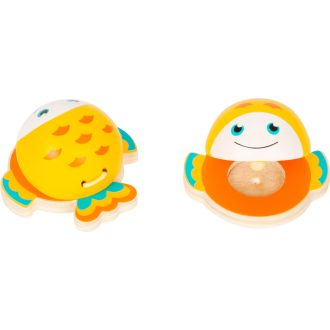 Small Foot - Kasztanyetta - narancssárga hal - JátékManufaktúra