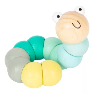 Small Foot - Motoros játék hernyó 1 db türkiz - JátékManufaktúra