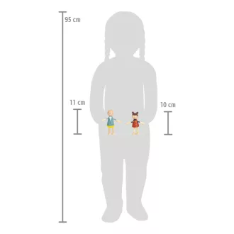 Small Foot - Fa figurák - Család - JátékManufaktúra