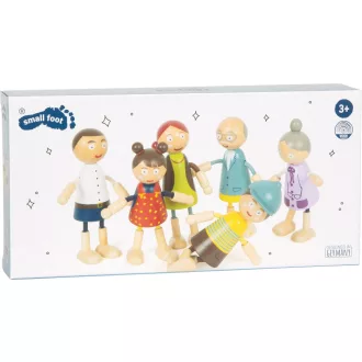 Small Foot - Fa figurák - Család - JátékManufaktúra