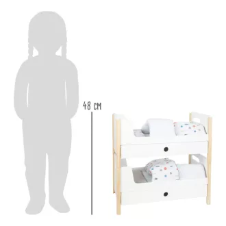 Small Foot - Fa babaágy Little Button - JátékManufaktúra