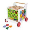 Small Foot - Fa tolókocsi: Jegesmedve - JátékManufaktúra