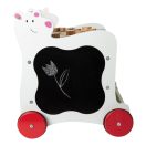 Small Foot - Fa tolókocsi: Jegesmedve - JátékManufaktúra