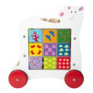 Small Foot - Fa tolókocsi: Jegesmedve - JátékManufaktúra