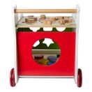 Small Foot - Fa tolókocsi: Jegesmedve - JátékManufaktúra