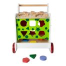 Small Foot - Fa tolókocsi: Jegesmedve - JátékManufaktúra