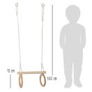 Small Foot - Fa húzódzkodó gyűrűkkel 2 az 1-ben - Sérült csomagolás, de a játék természetesen új, hibátlan. Akkor válaszd, ha nem gond Neked a sérült csomagolás. - JátékManufaktúra