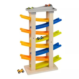 Small Foot - Versenypálya parkolóval XL - JátékManufaktúra