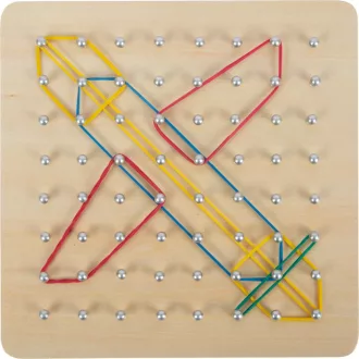 Small Foot - Fa geoboard tábla - JátékManufaktúra