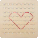 Small Foot - Fa geoboard tábla - JátékManufaktúra