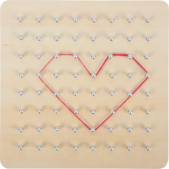 Small Foot - Fa geoboard tábla - JátékManufaktúra