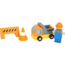 Small Foot - Fa daru tartozékokkal - JátékManufaktúra