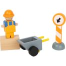 Small Foot - Fa daru tartozékokkal - JátékManufaktúra