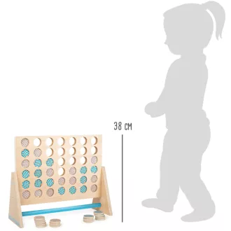 Small Foot - Fa Négyet egy sorba XXL - JátékManufaktúra