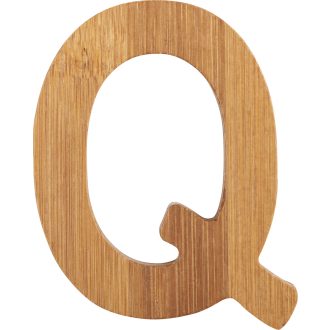 Small Foot - Bambusz betű - Q - JátékManufaktúra